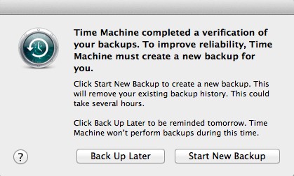 backup corrupted